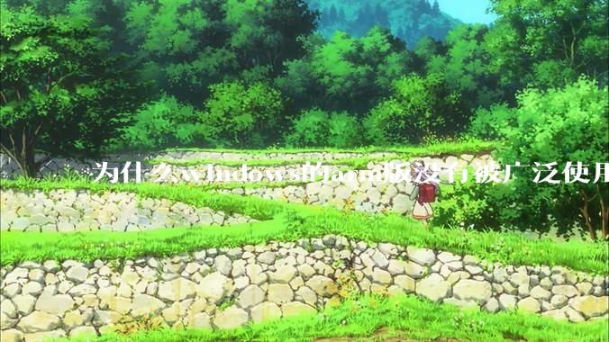 为什么windows的arm版没有被广泛使用？