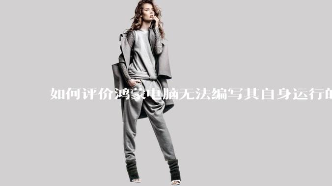 如何评价鸿蒙电脑无法编写其自身运行的程序？