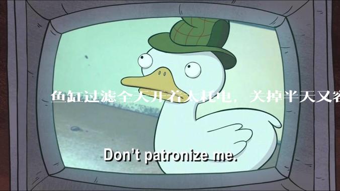 鱼缸过滤全天开着太耗电，关掉半天又容易水浑，有什么好办法？