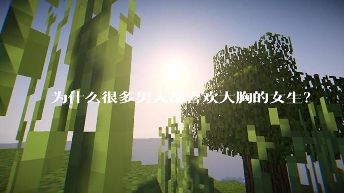 为什么很多男人都喜欢大胸的女生？